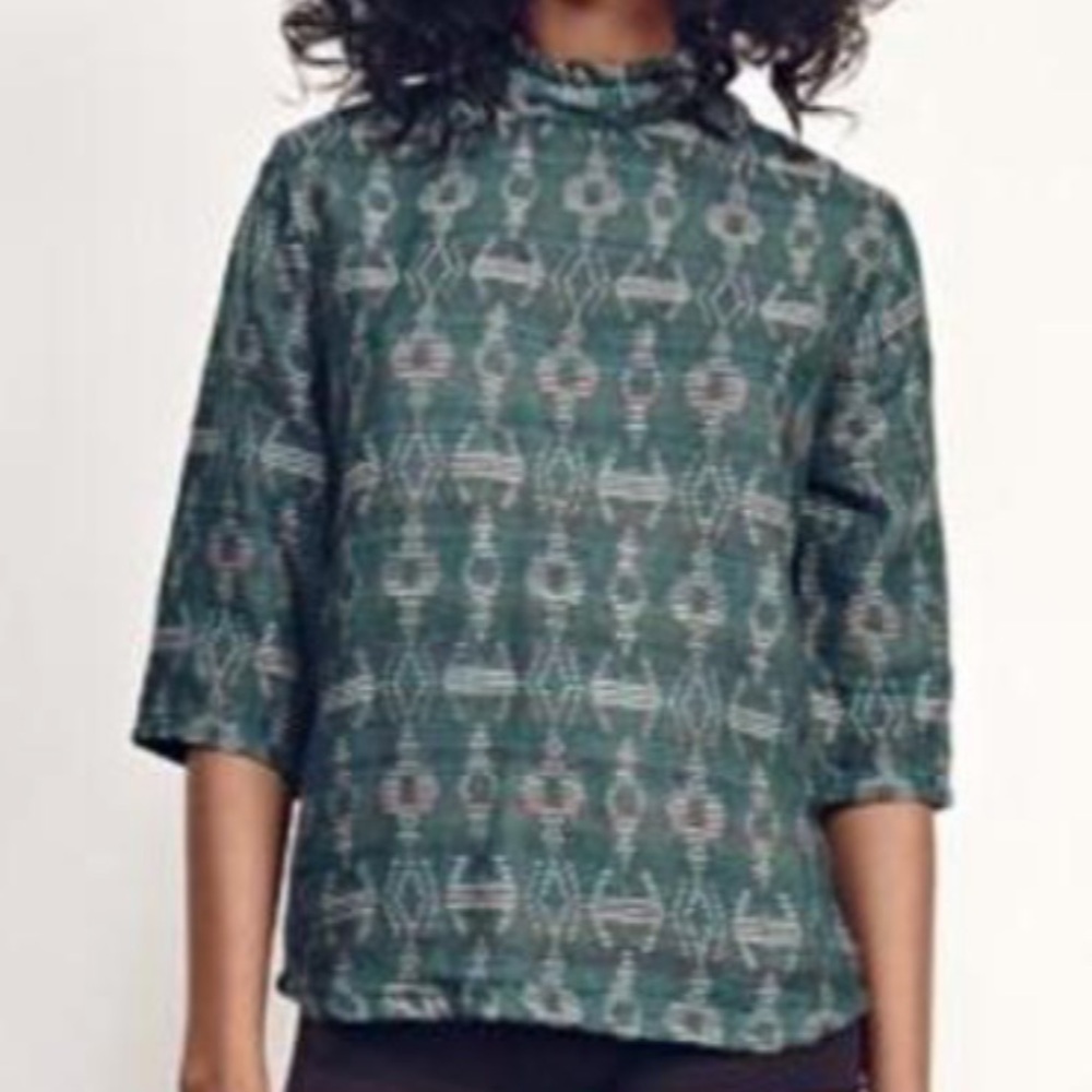 Ace & jig size xsmall emerald Sylvia top